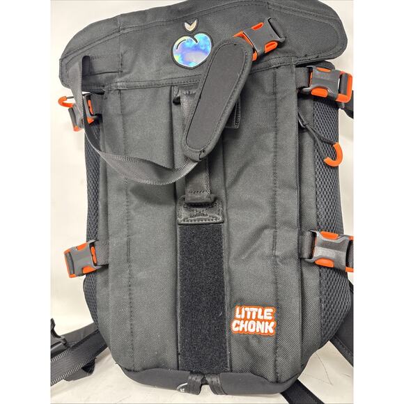 Little Chonk Dog Backpack Small Black Maxine One - Picture 2 of 6
